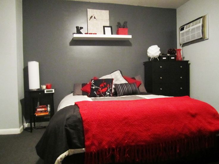 Awesome Red And Black Bedrooms