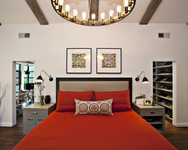Classic Red And Black Bedrooms