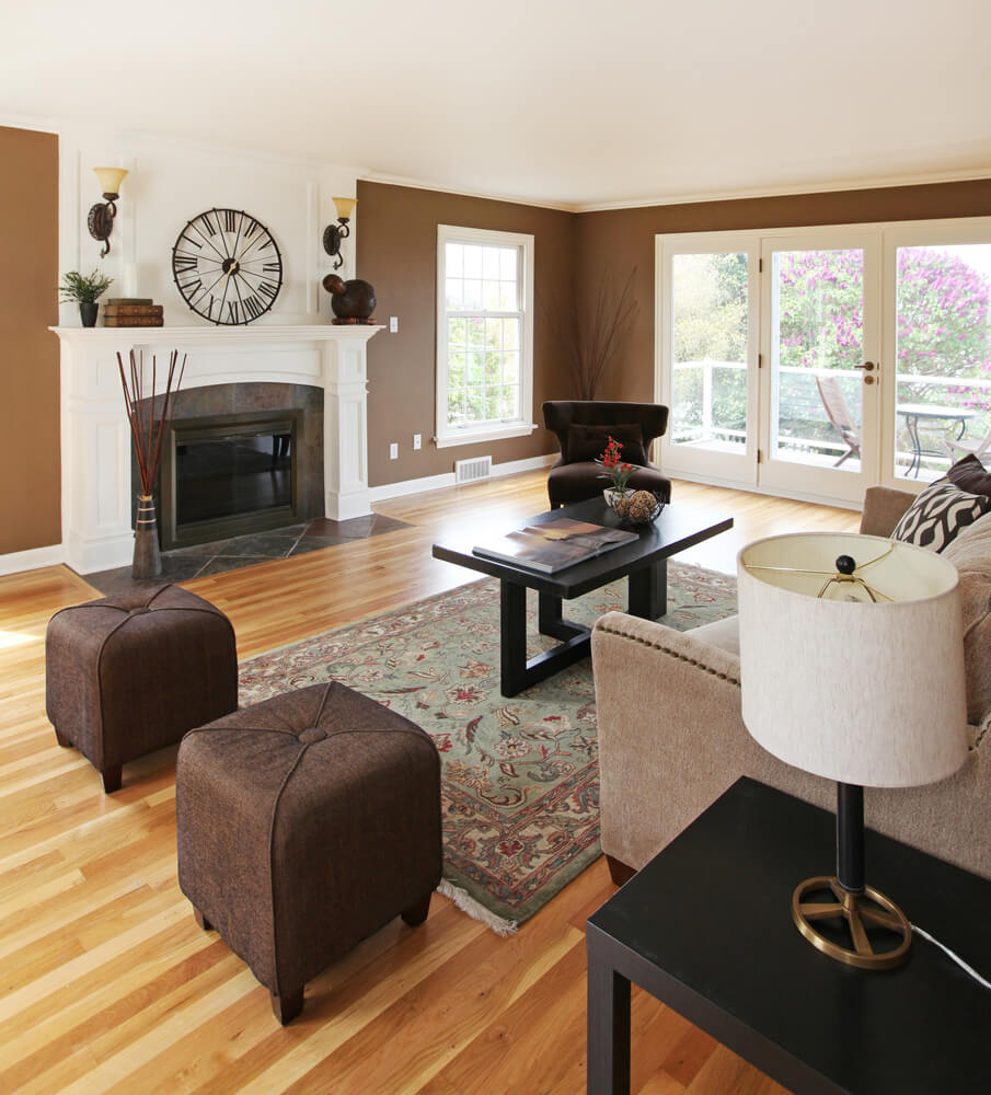 Classy Living Room Designs With Hardwood Floors