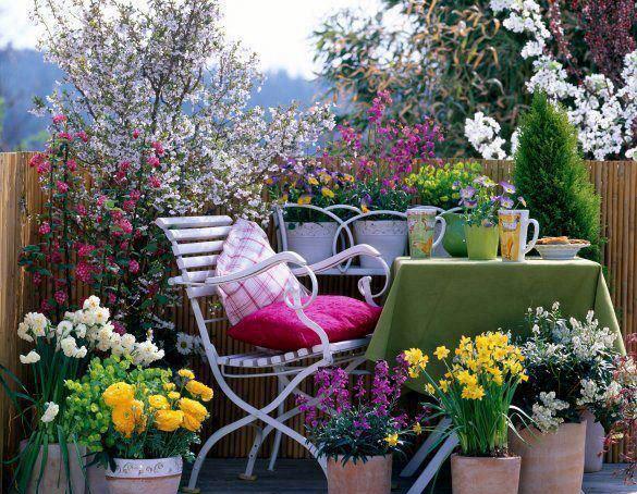 Cool Balconies Decorated With Flowers And Plants