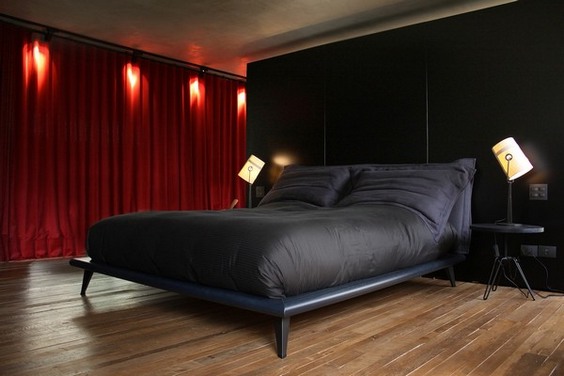 Cool Red And Black Bedrooms