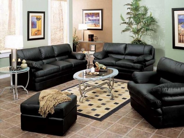 Coolest Living Room Designs With Leather Furniture