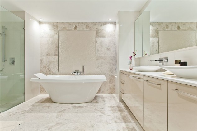 Coolest Modern Beige Bathroom Vanity Designs