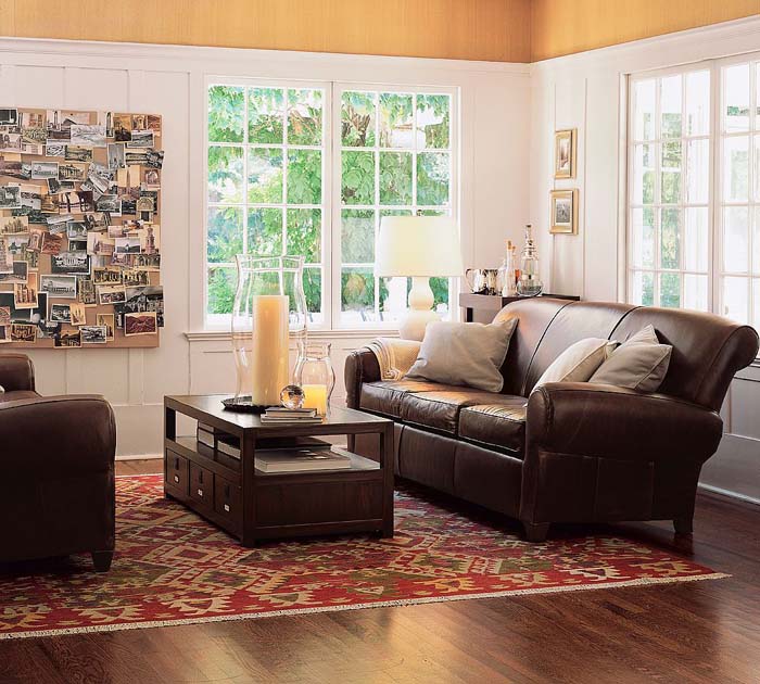 Living Room Designs With Leather Furniture