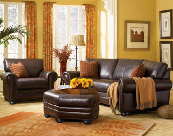 Living-Room-Leather-Sofa-Decoration