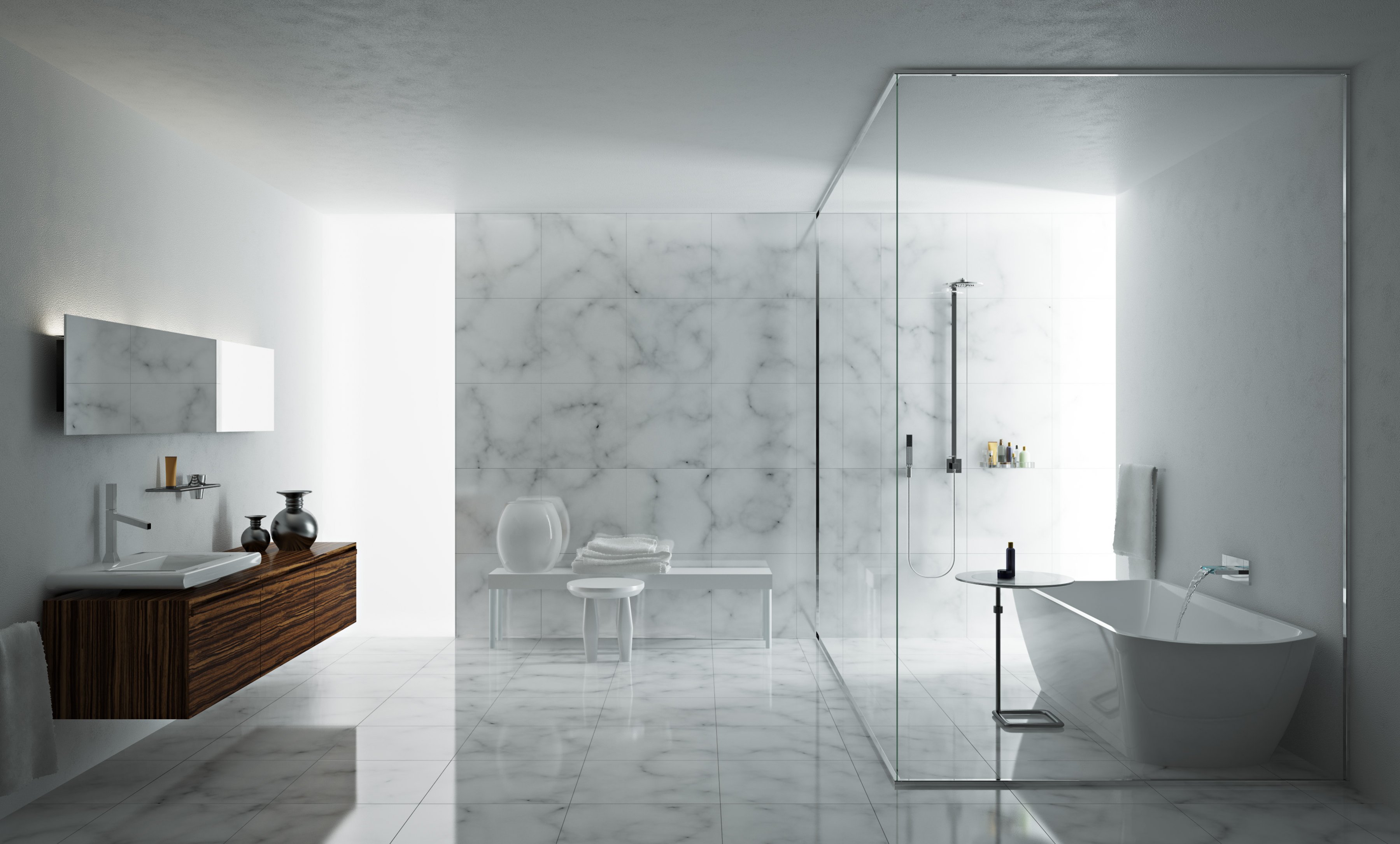 Stunning Minimalist Modern Bathroom Design