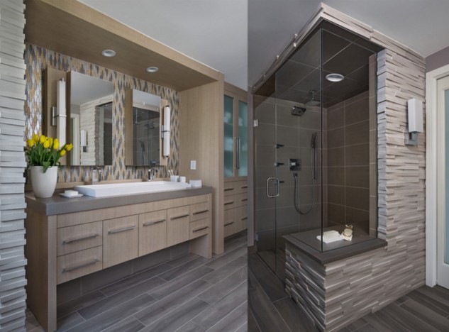 Superb Modern Beige Bathroom Vanity Designs