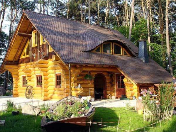 Beautiful Forest Wood Cabins
