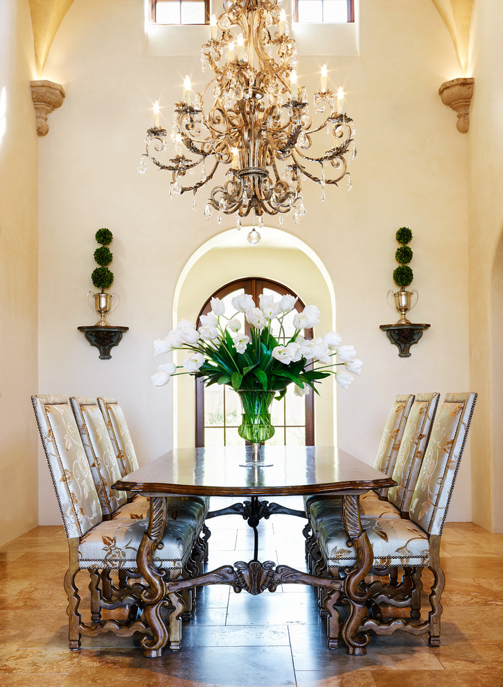Beautiful Mediterranean Dining Room Design