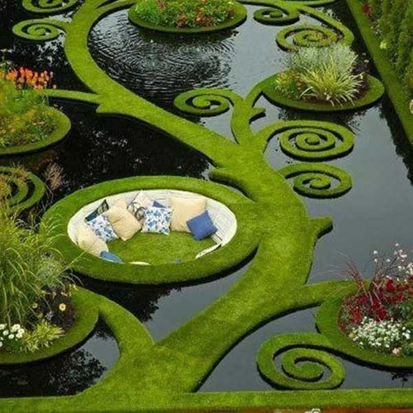Beautiful Sunken Garden Design Ideas