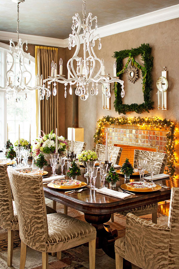 Christmas-Living-Room-Table -Decorations