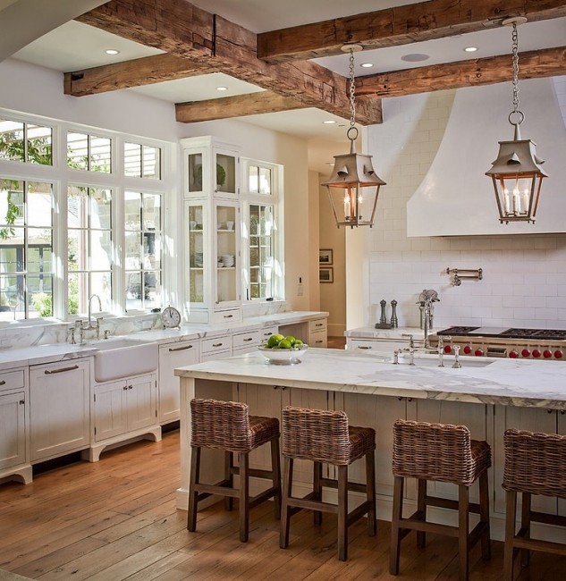 Classic Exposed Ceiling Beams