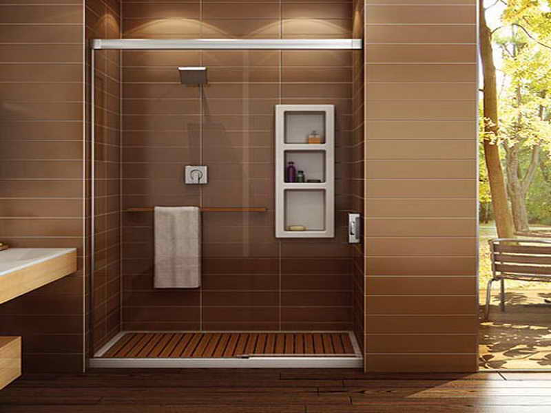 Classy Bathroom Design with Walk In Shower