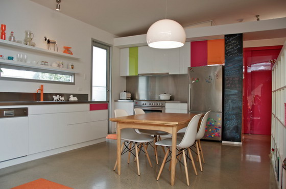 Eclectic-Kitchen-Designs-in-Colorful-Schemes