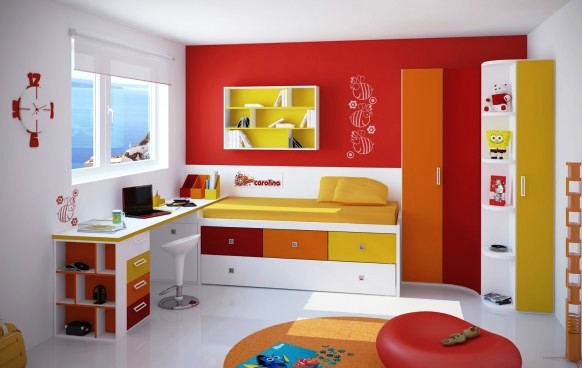 Interesting Colourful kids Rooms
