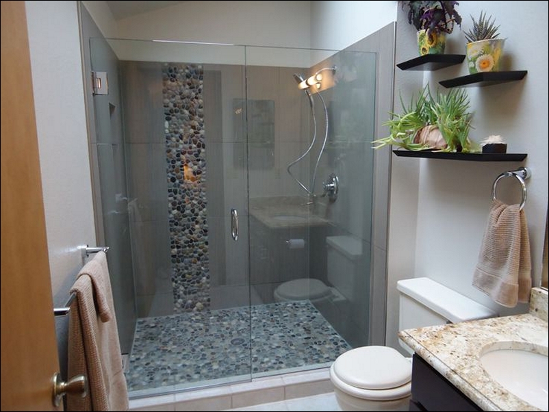 Lovely Bathroom Design with Walk In Shower