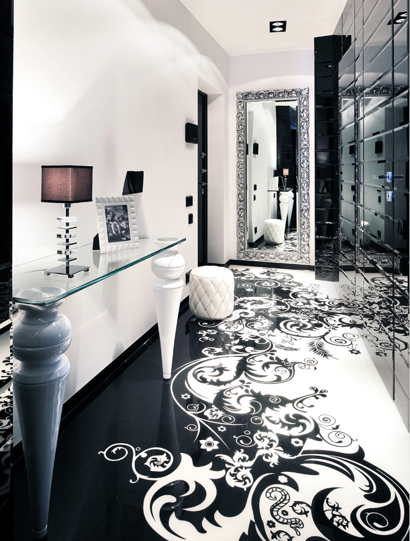 Lovely Black And White Interior Design