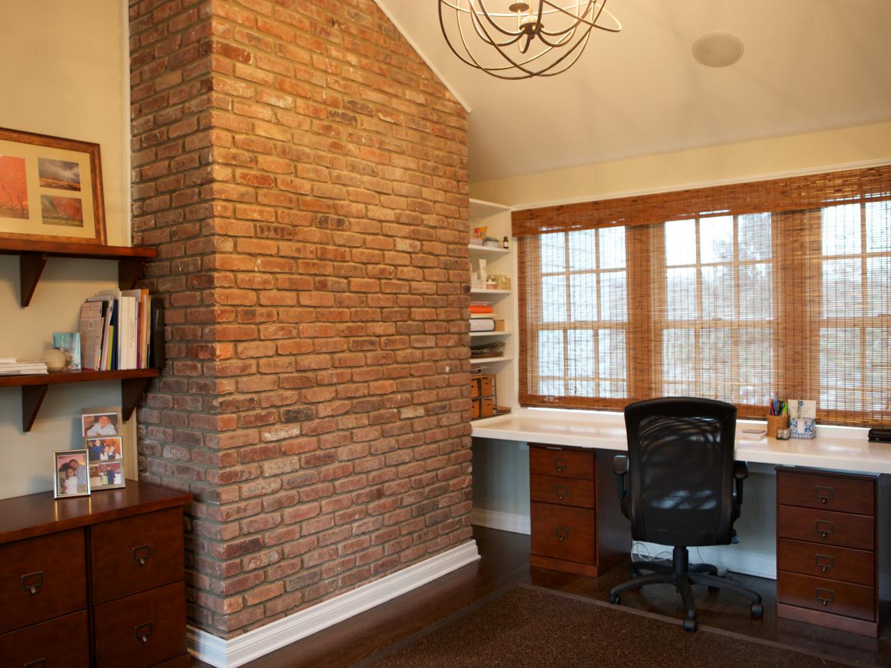 Lovely Brick Wall Home Offices