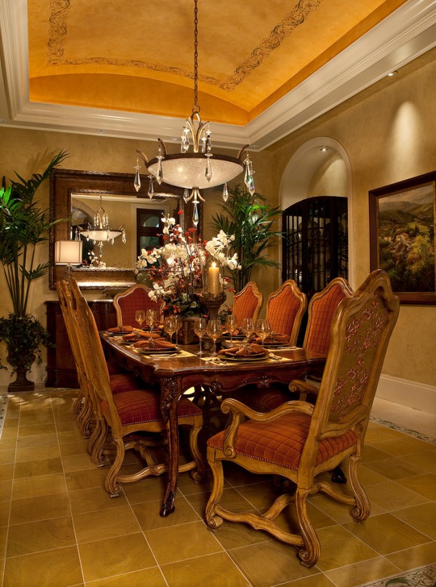 Luxury-Mediterranean-Dining-Room-Design