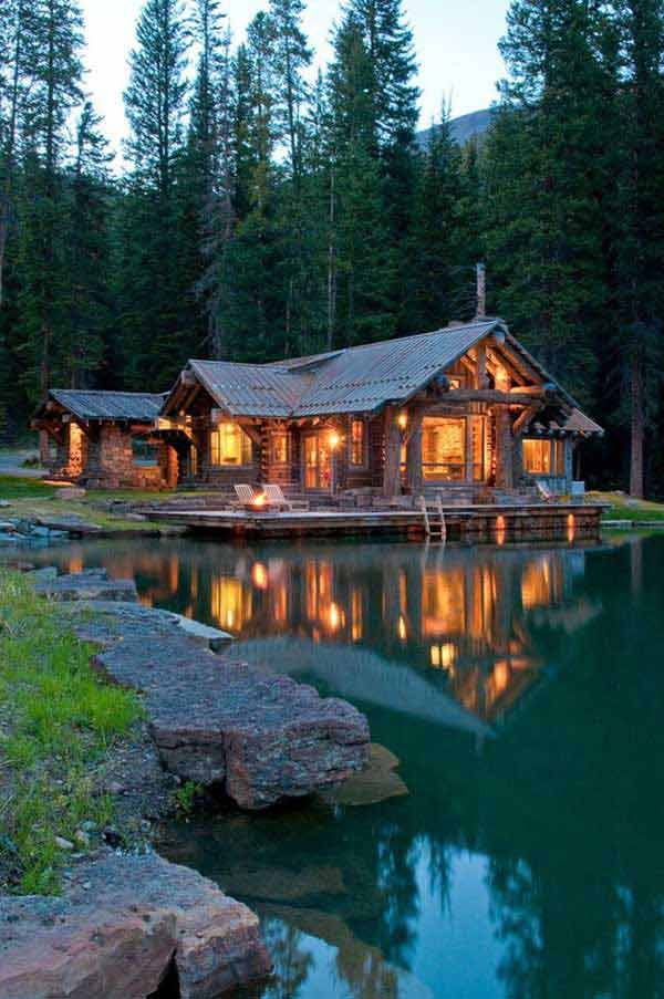 Marvelous Forest Wood Cabins