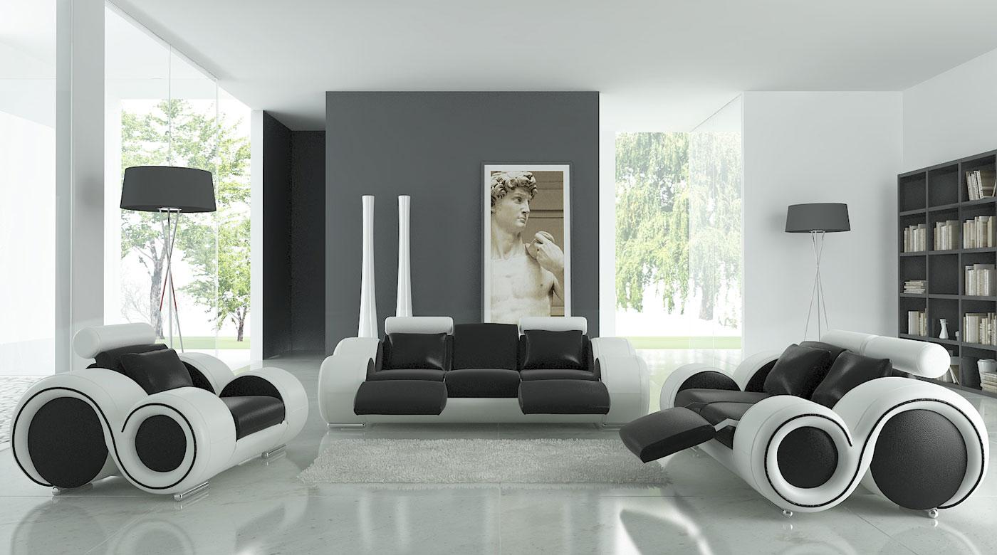 Nice Black And White Interior Design