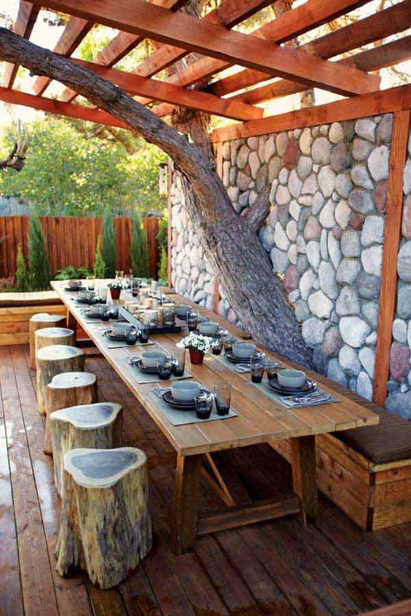 Nice Outdoor Dining Spaces Ideas
