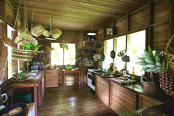 Nice Tropical Kitchen Design