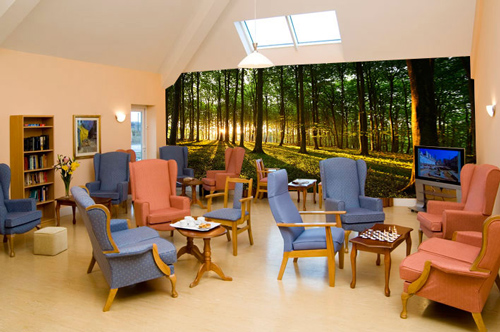 Residential-care-home-wall-mural