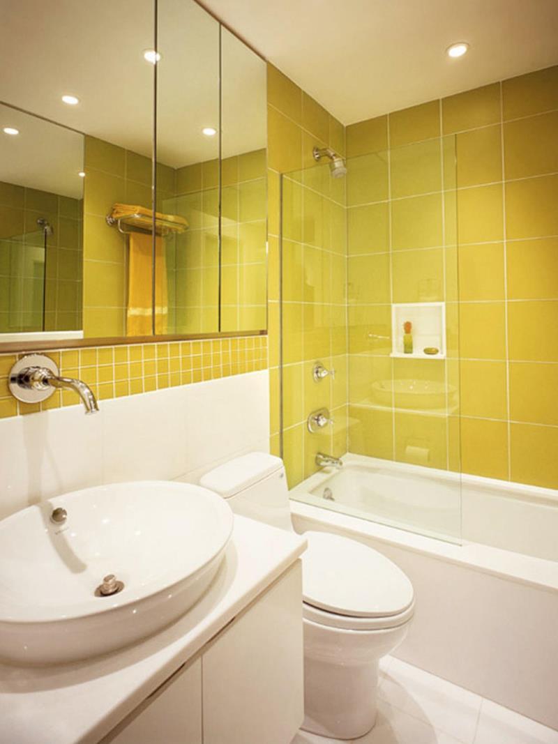 Stunning Yellow Bathrooms