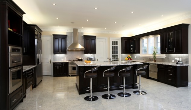 Stylish Dark Cabinet Kitchen Designs