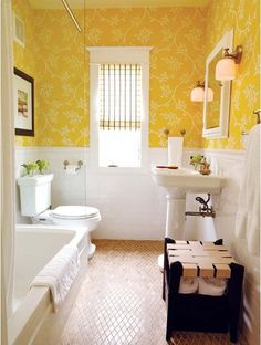 Superb Yellow Bathrooms