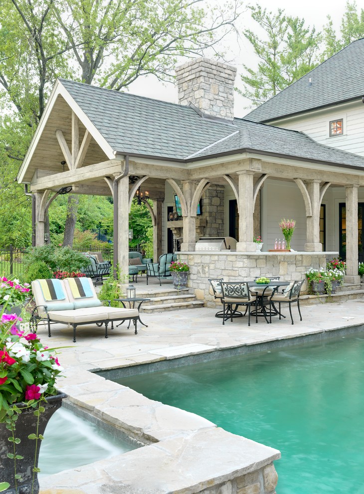 Traditional-Outdoor-Living-Pool-and-Patio-Designs