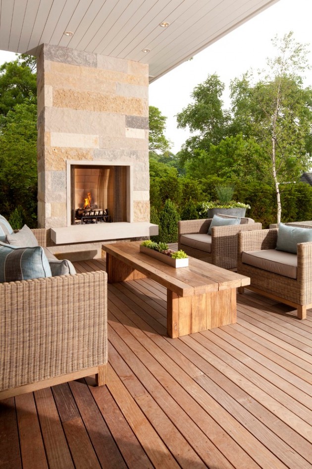 Transitional-Outdoor-Design-With-Fireplace