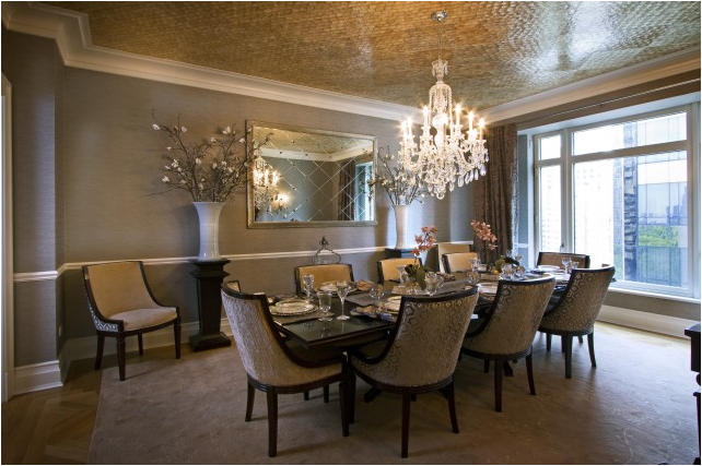 Transitional dining room designs