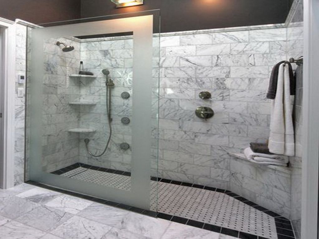 Trendy Bathroom Design with Walk In Shower