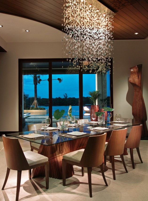 Tropical-Dining-Room-Chandeliers