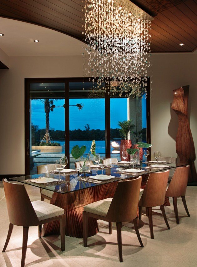 Trendy And Stylish Tropical Dining Room Design - Interior Vogue