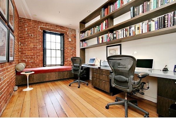 home-office-with-exposed-brick-walls