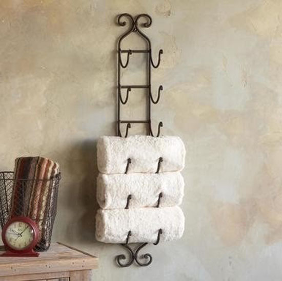 ideas-for-hanging-towels-in-the-bathroom-wine-rack-towel-holder