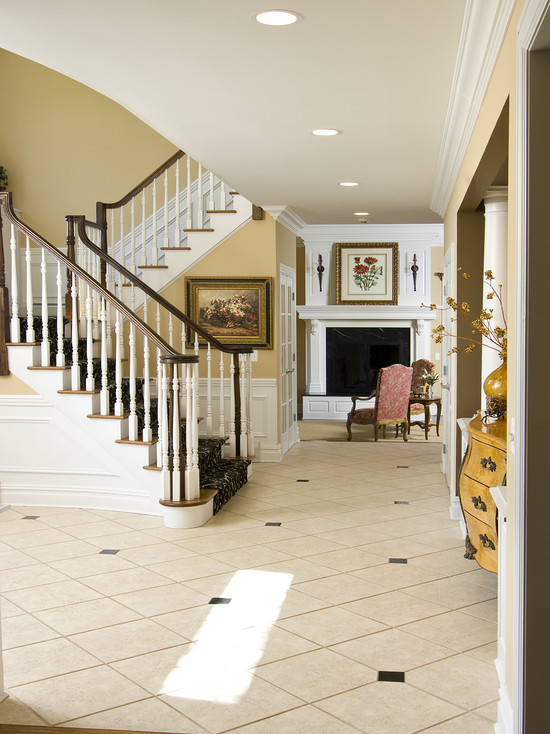 traditional-entry-white-ambiance-floor-tiles-stairs-with-white-railing