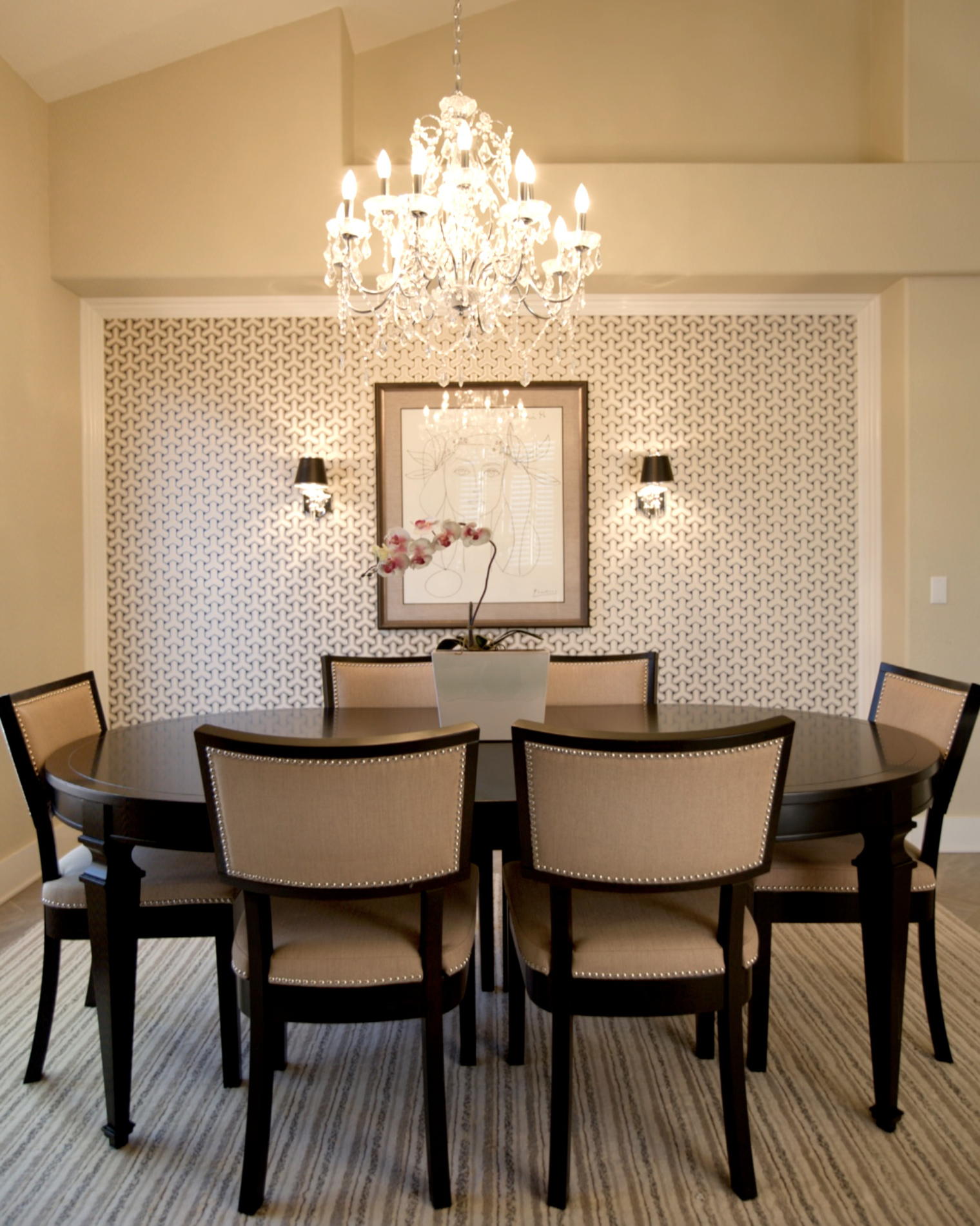 transitional-dining-room-chandeliers