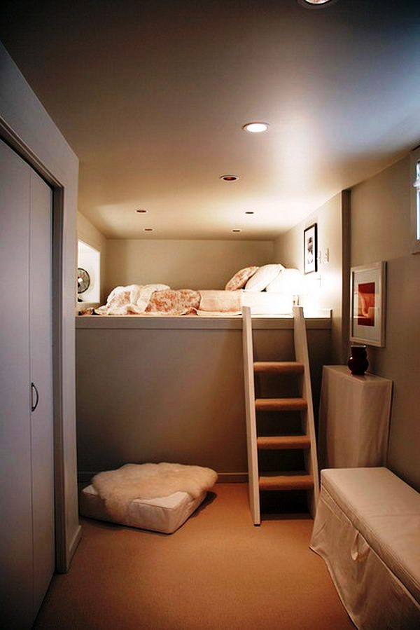 Basement Bedroom Room Divider Ideas