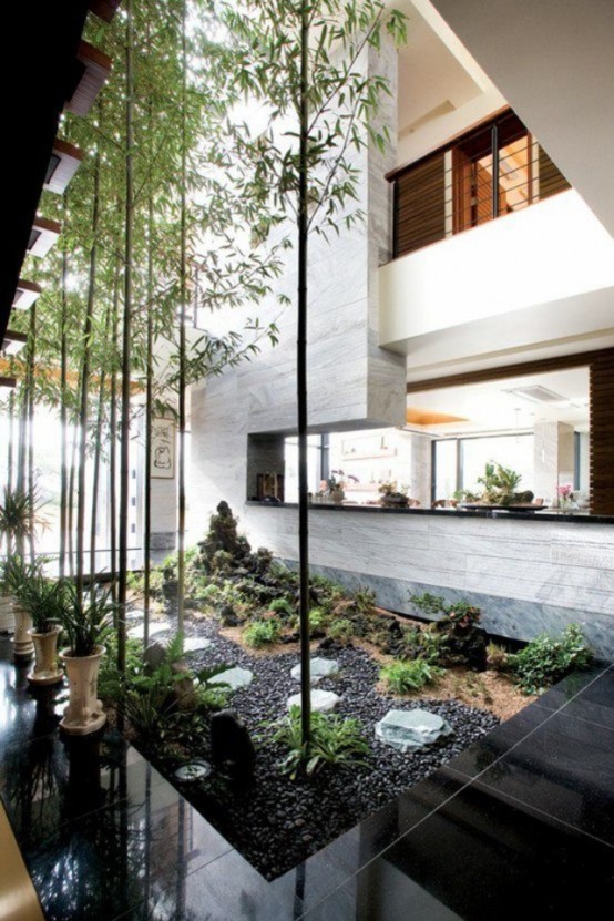 Awesome Indoor Courtyard Design