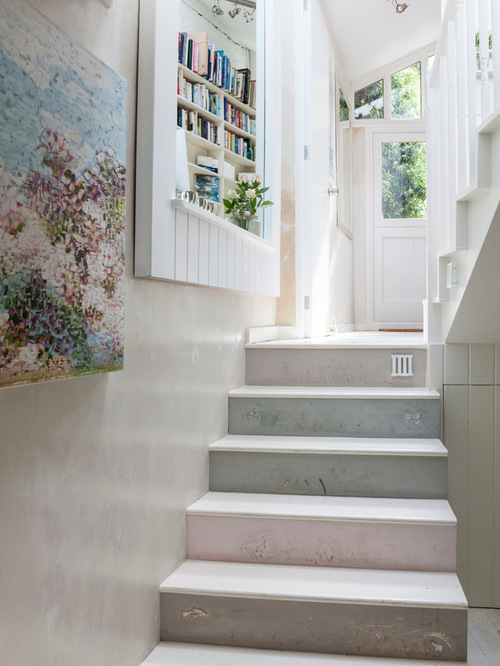 Awesome Shabby Chic Staircase Design