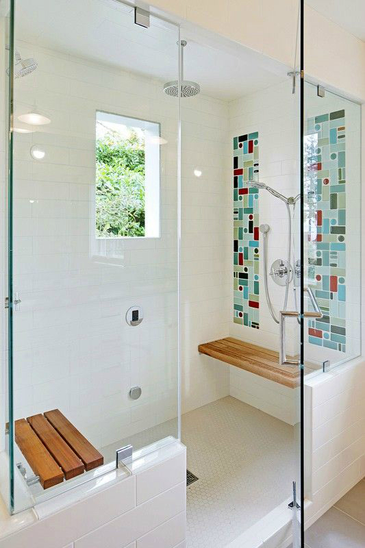 Bathroom With Walk In Showers