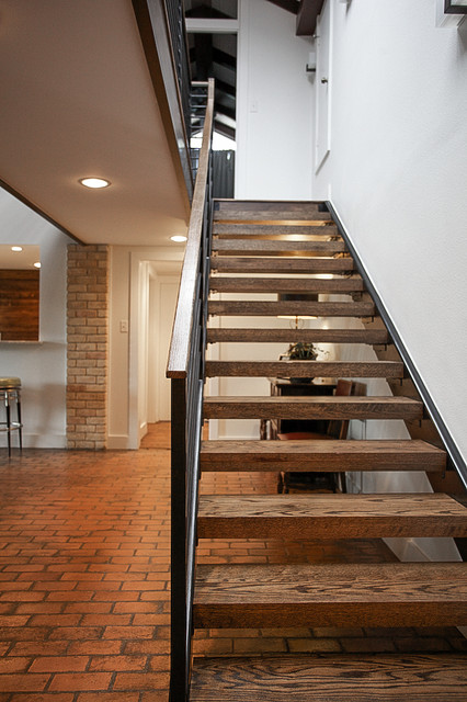 Beautiful Mid Century Staircase Design