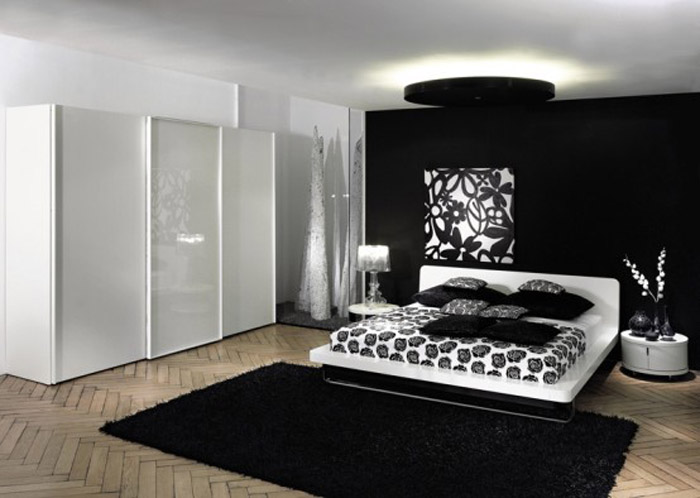 Black And White Bedroom Designs Ideas