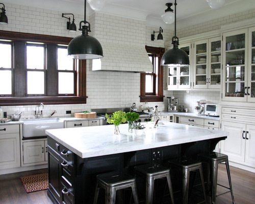 Black And White Kitchen