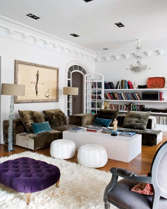 Chic Bohemian Living Room Designs