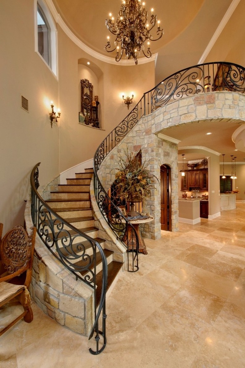 Classic Mediterranean Staircase Design